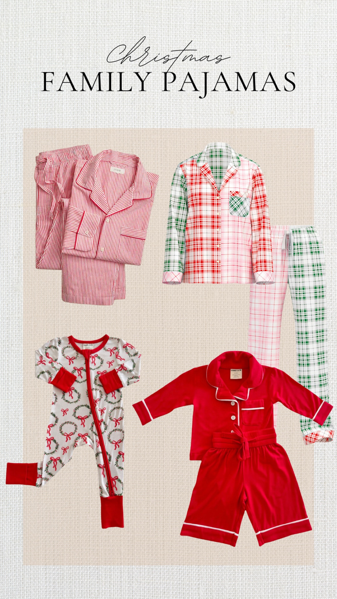 Christmas pajamas for the entire family!!! #meandmrjones 

#LTKBaby #LTKHoliday #LTKFindsUnder100