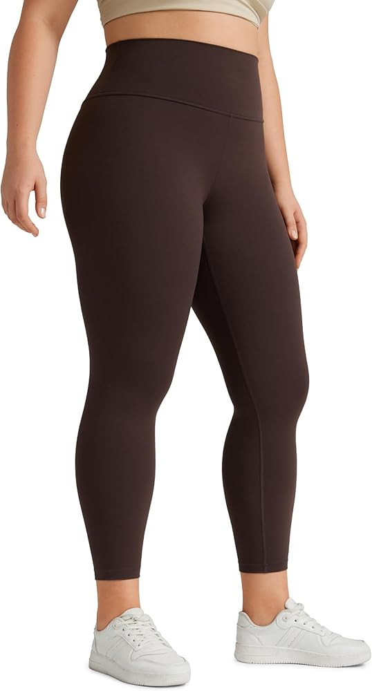 CRZ YOGA Butterluxe Plus Size Leggings 25" - High Waisted Buttery Soft Spandex Workout Casual Pan... | Amazon (US)