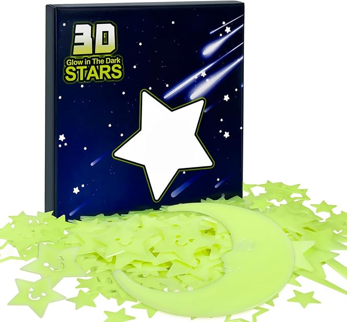 Stocking Stuffers for Kids Star Stickers - Glow in The Dark Stars for Ceiling Decor Boys Kids Tod... | Amazon (US)