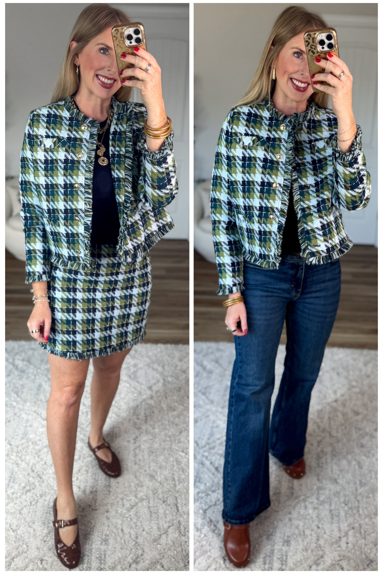 2 ways to style this tweed jacket from Walmart!

#LTKootd