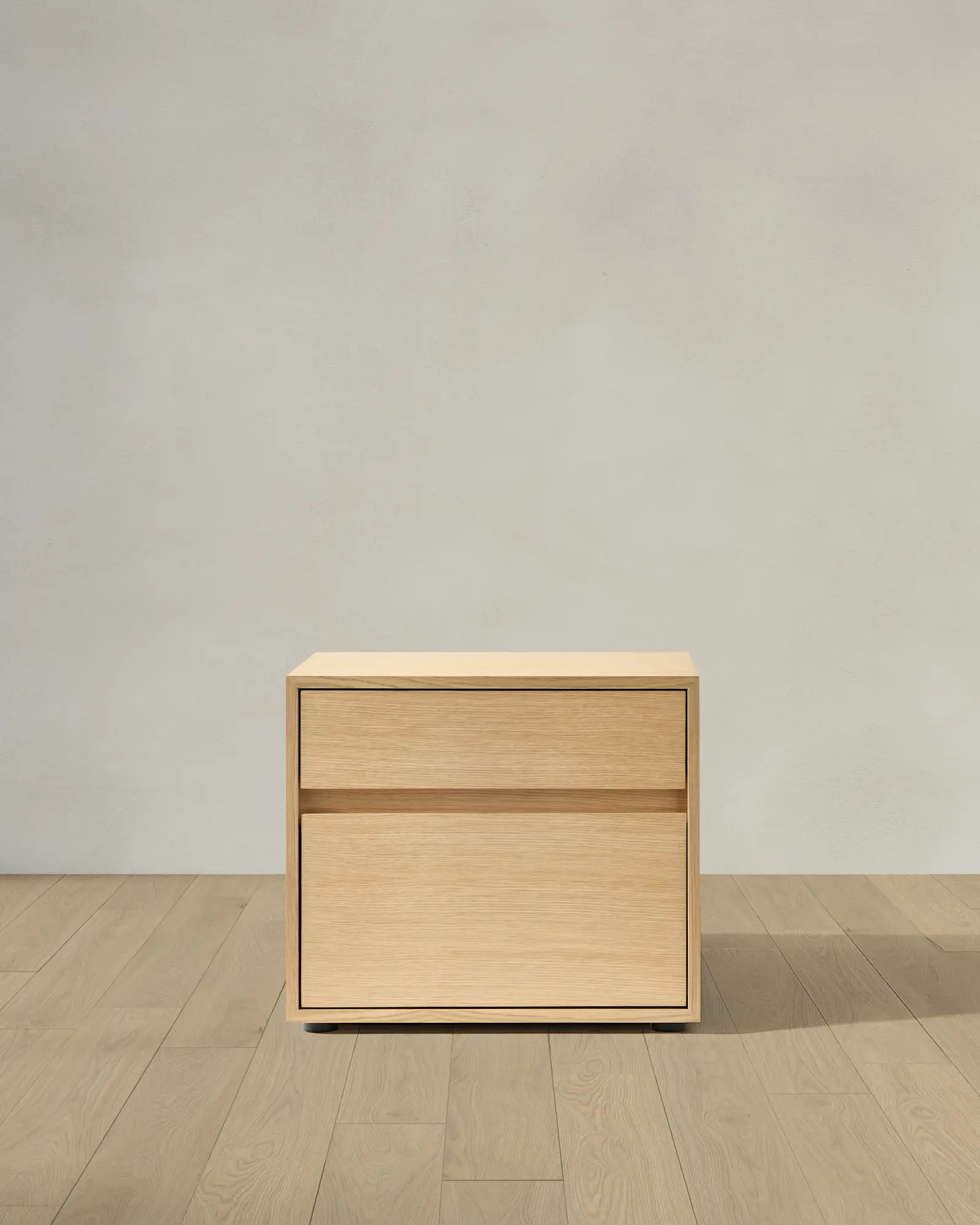 Oak 2-Drawer Nightstand | Quince