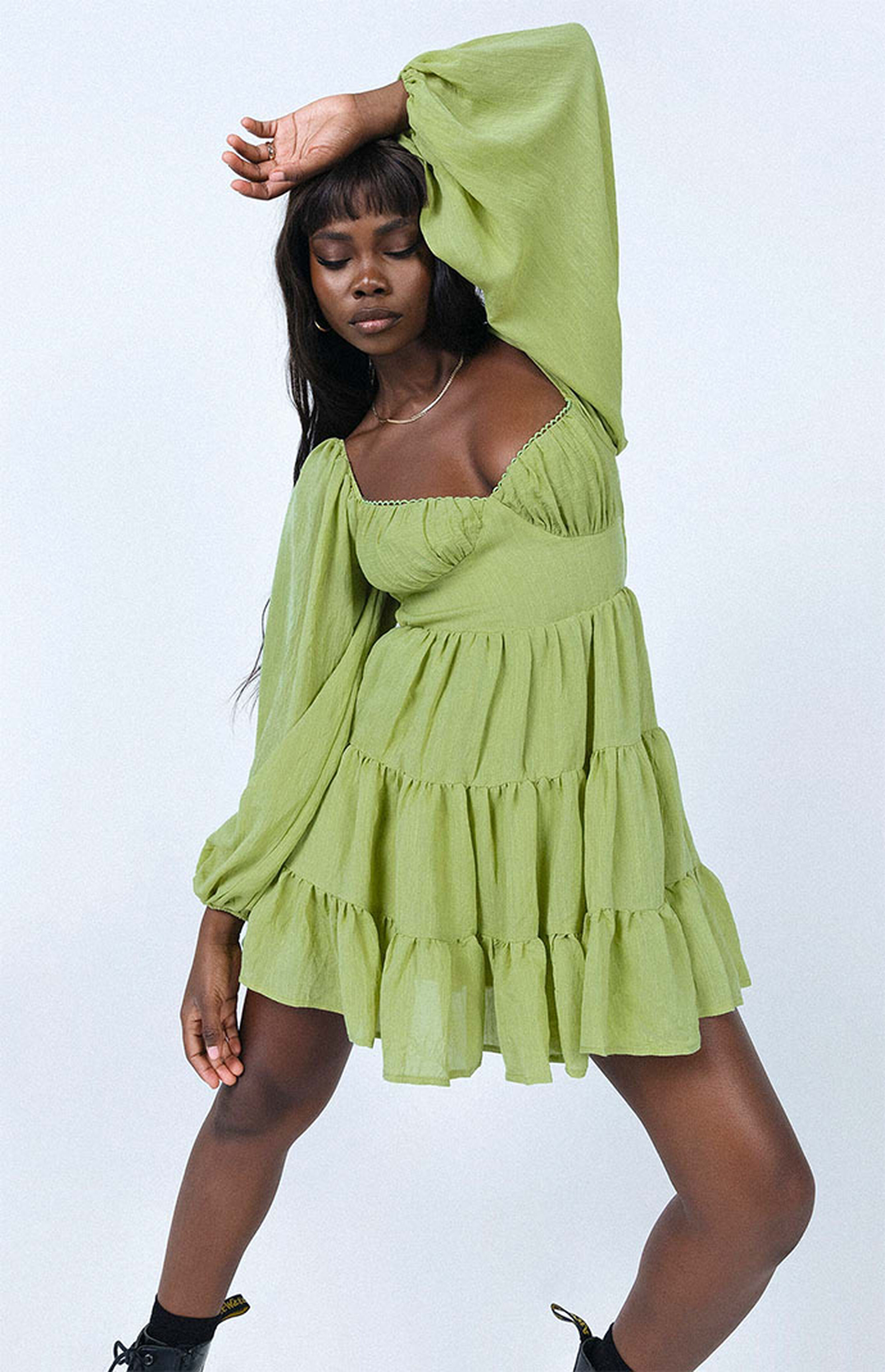 Princess Polly Danny Long Sleeve Mini Dress | PacSun