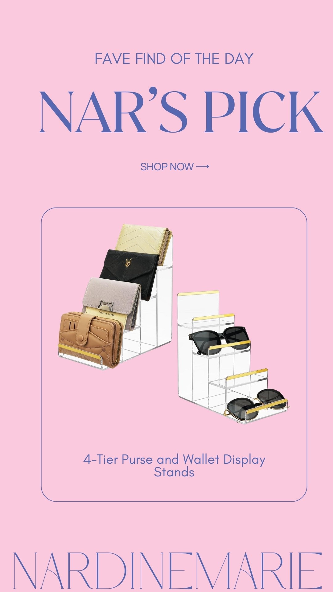 Favorites I actually use 🤍

If you love keeping your bags organized and visible, this 4-tier purse + wallet stand is such a good find !!!!
Perfect for closets, dressers, or even a boutique-style setup. ✨

Functional but makes everything look so much more elevated.


amazon home finds, closet organization, purse storage, organization must-haves

#LTKHome