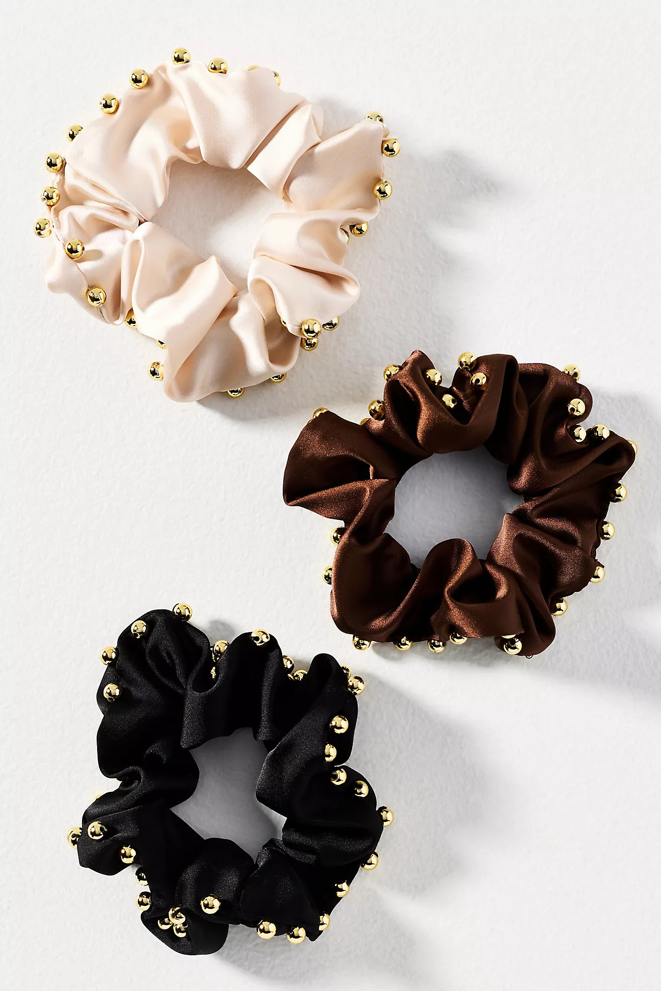 Beaded Scrunchies, Set of 3 | Anthropologie (US)