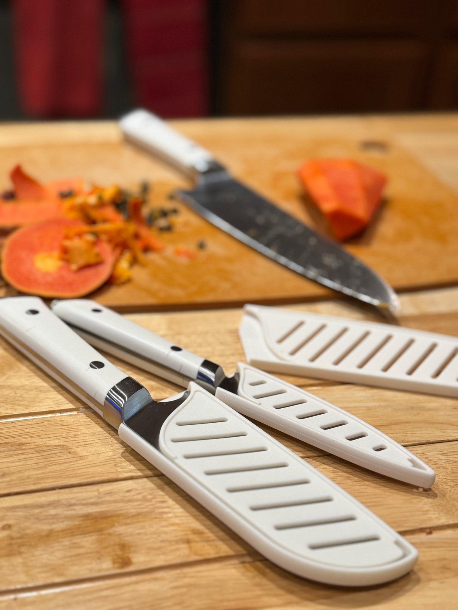 When your kitchen tools make your prep work effortless! A good set of knives is a game changer in my kitchen. 

#LTKFamily #LTKHome #LTKParties