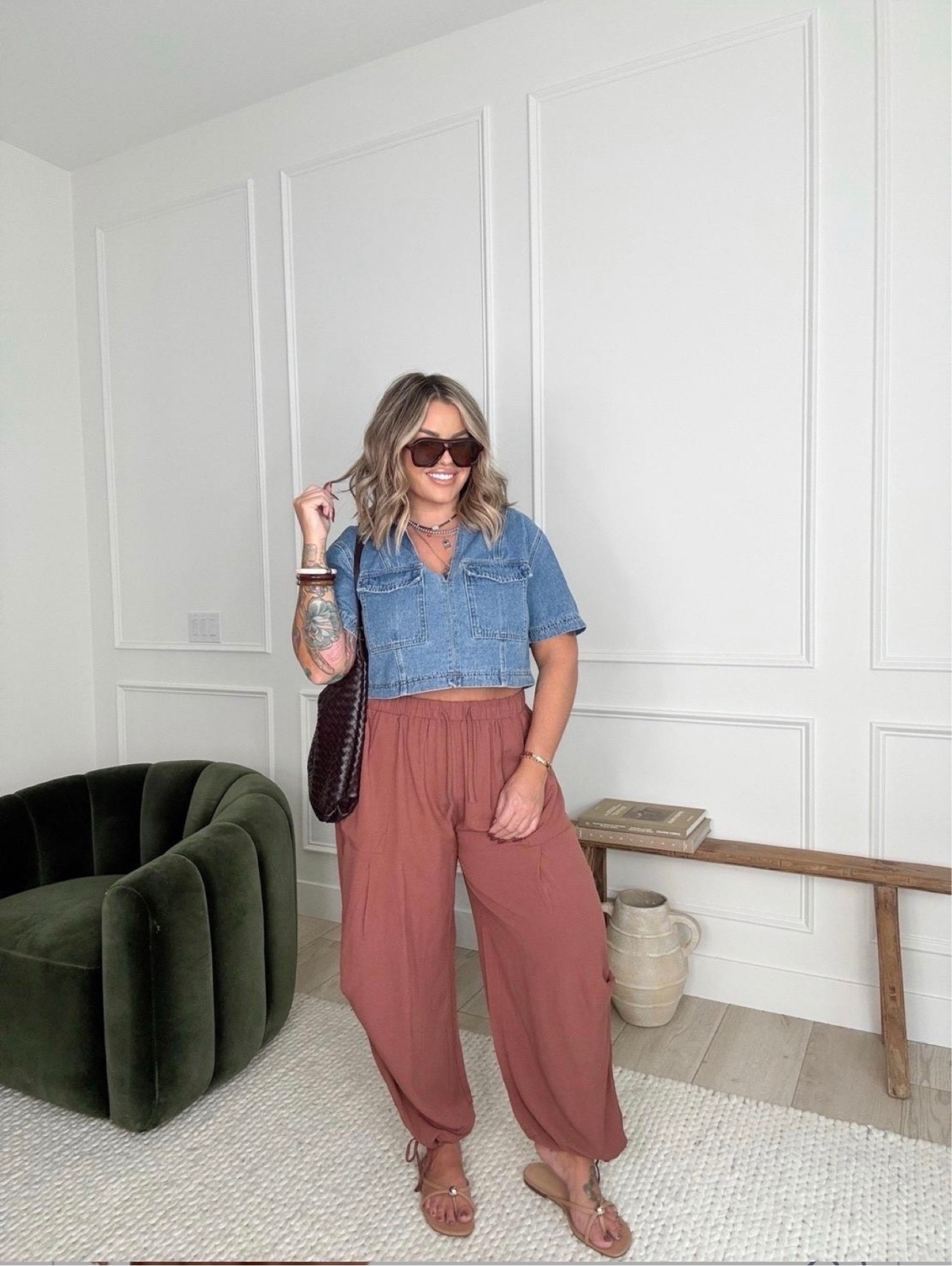 Pants xl 
Top linked similar mine is sold out on Amazon linked from a different seller. 
#amazon #midsize

Follow my shop @shaynaslife on the @shop.LTK app to shop this post and get my exclusive app-only content!

#liketkit 
@shop.ltk
https://liketk.it/6kQKZ