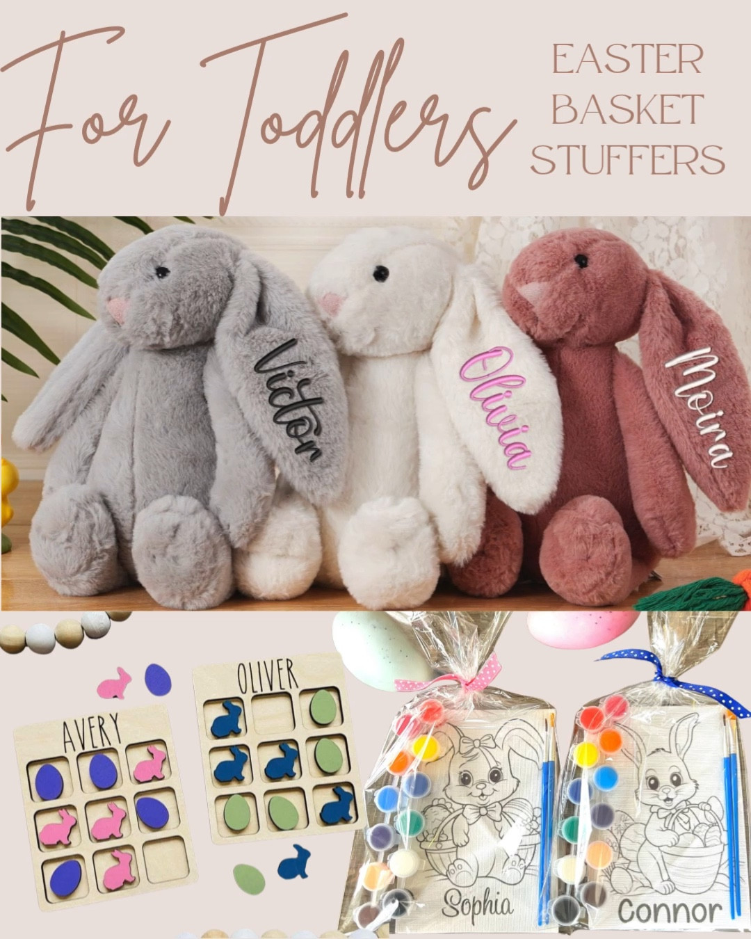 Adding a personalized touch to your Easter Basket for your littles? Love these options.

#LTKEaster #LTKToddler

#LTKfamily #LTKbaby #LTKkids