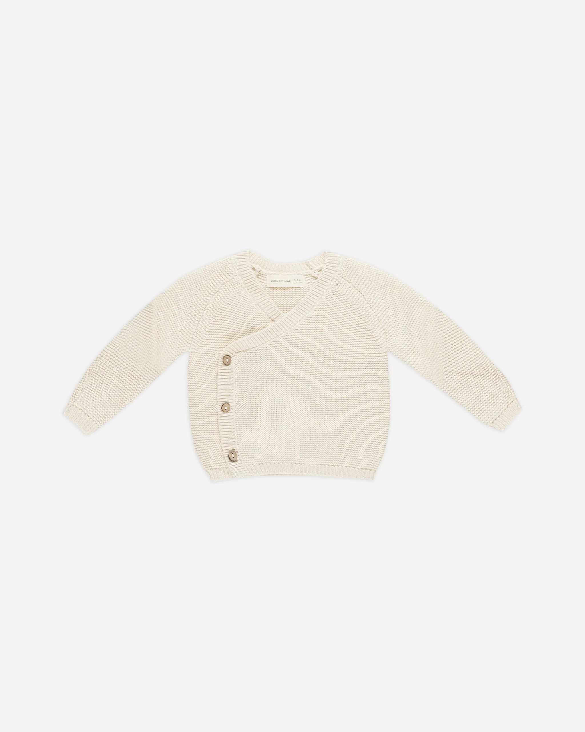 Knit Wrap Top || Natural | Rylee + Cru