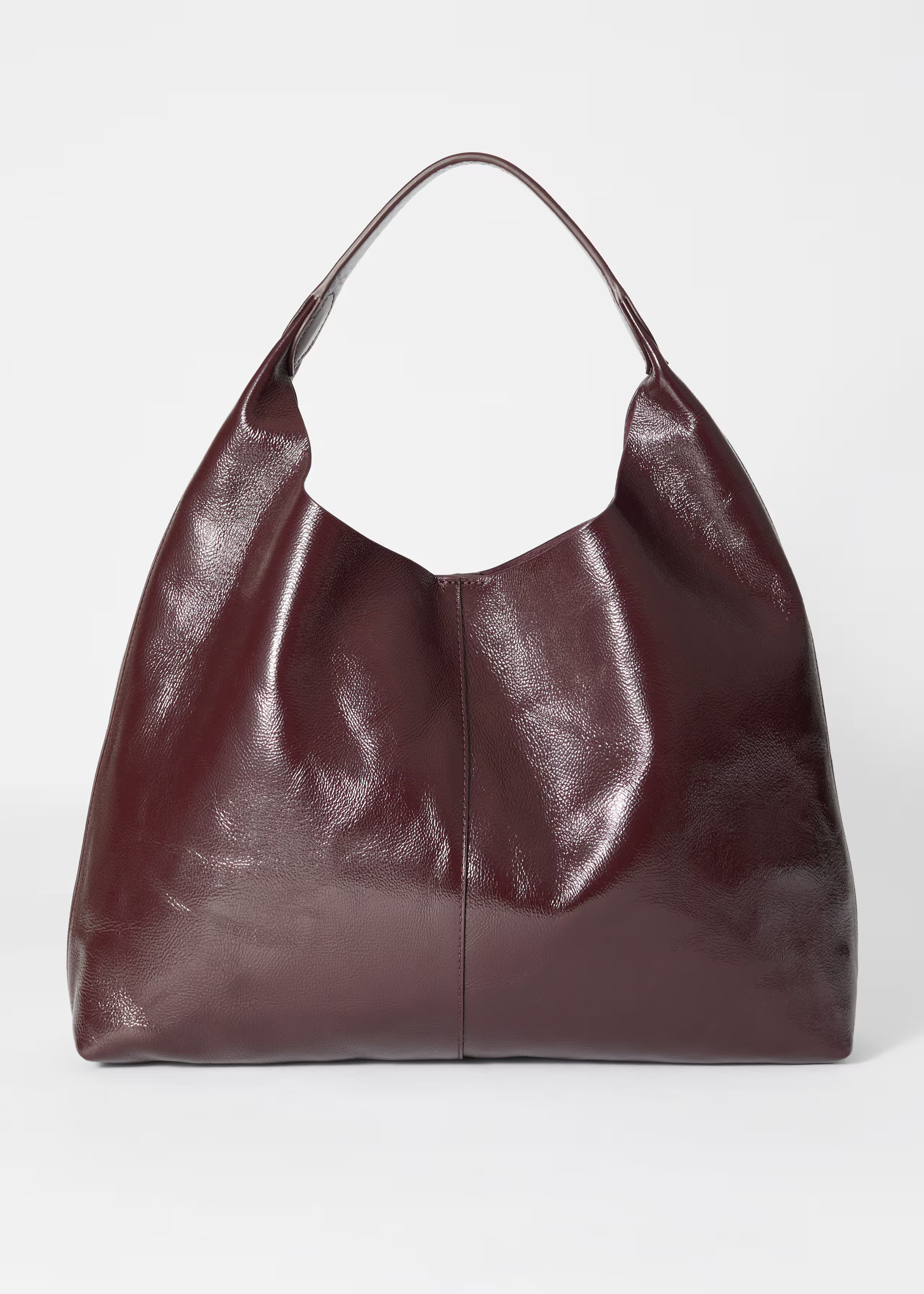 Large Patent-Leather Tote Bag | & Other Stories UK
