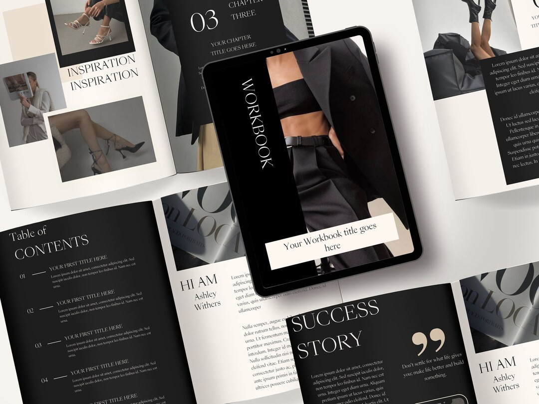 Ebook Workbook Template Canva & Indesign Course Creator - Etsy | Etsy (US)