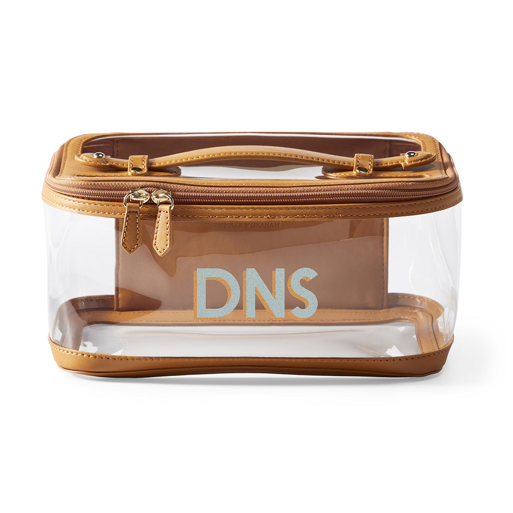 Clear Travel Cosmetic Case  | Mark and Graham | Mark and Graham