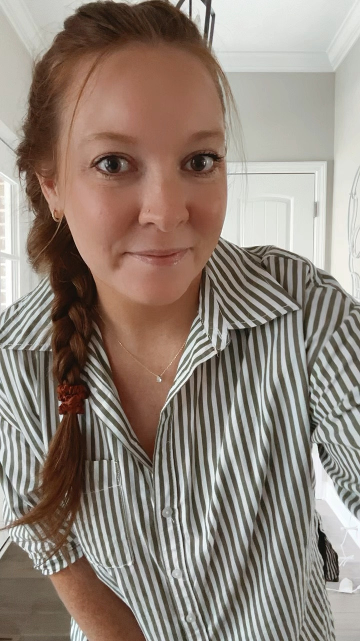 My wfh outfit 
Oversized button down shirt - wearing a small 
Black leggings - also my favorite to work out in 
Ugh slippers 

#LTKFindsUnder100 #LTKVideo #LTKWorkwear