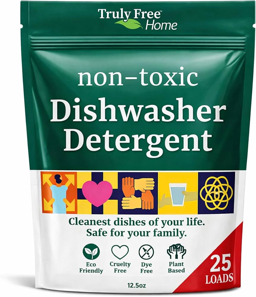 Truly Free Dishwasher Detergent Powder | Natural Dish Detergent, Dishwasher Soap | Plastic Free, ... | Amazon (US)