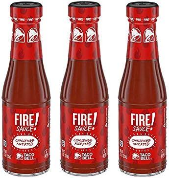 Taco Bell Signature Fire Sauce, 7.5 Fl Oz | Pack of 3 | Amazon (US)