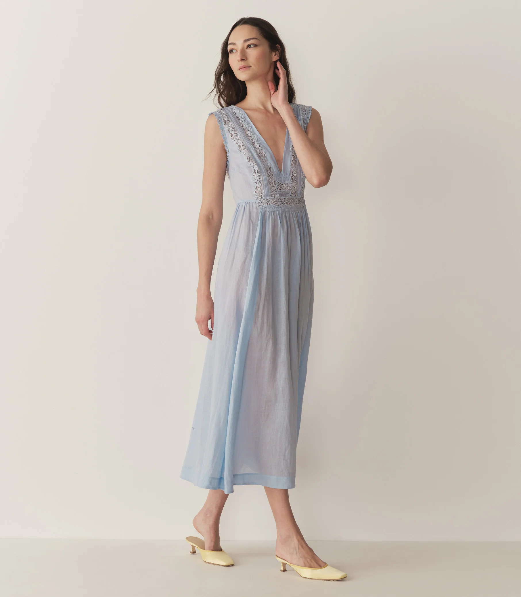 Victoria Dress - Icy Blue | DÔEN | DOEN