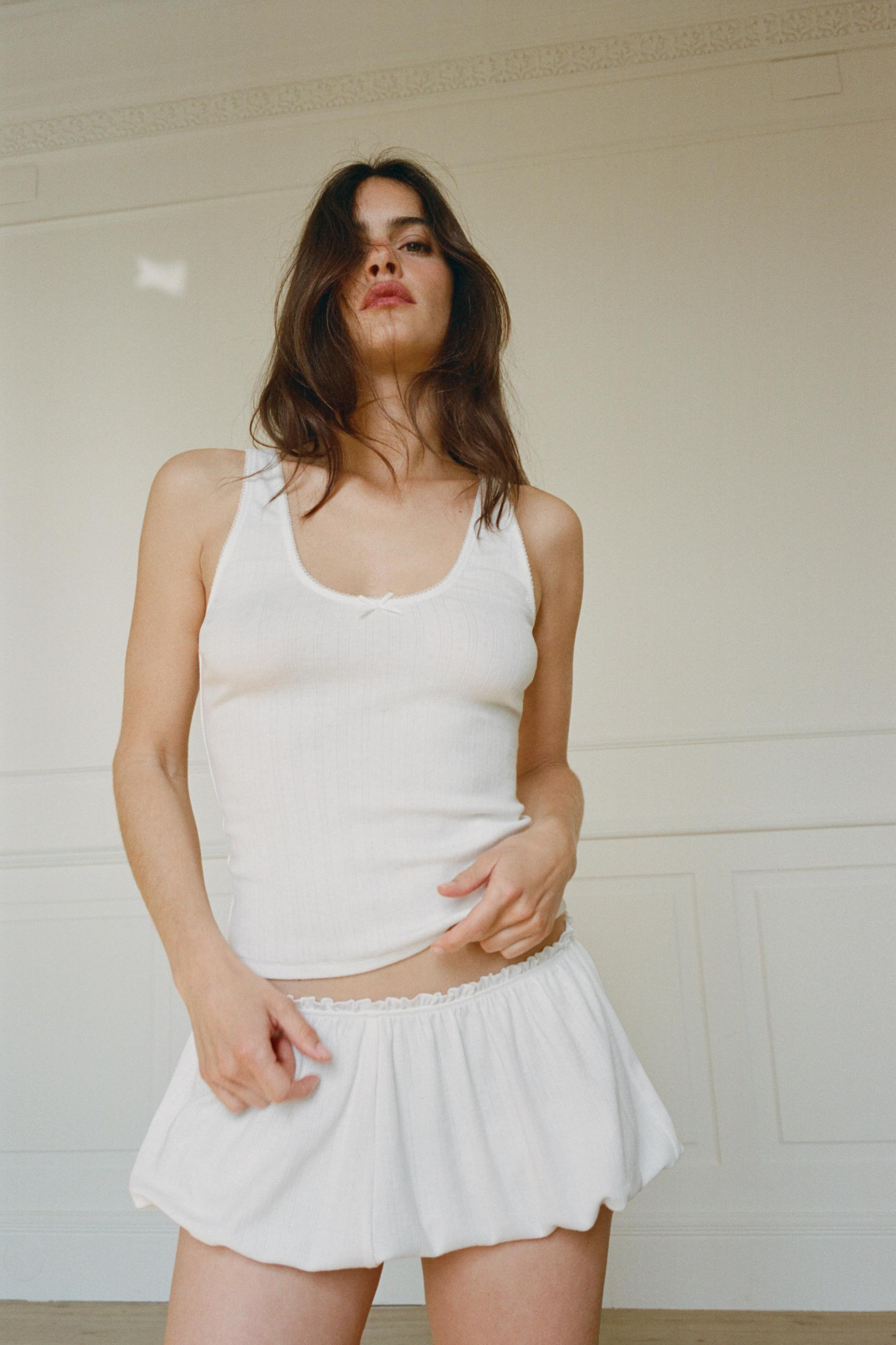 BALLON-SHORTS MIT AJOURMUSTER | Zara DE