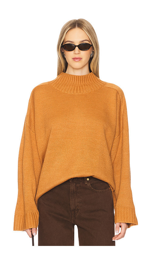 WeWoreWhat Oversized Funnel Neck Sweater in Brown. Size M. Also in S, XXS. | Revolve Clothing (Global)