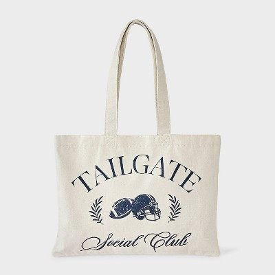 Collegiate Tail Gate Social Club Magazine Tote Bag - Universal Thread™ Cream | Target