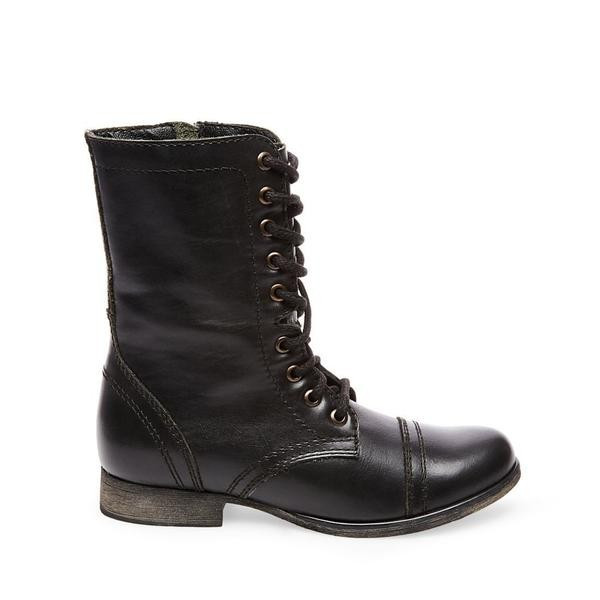 TROOPA BLACK LEATHER | Steve Madden (US)