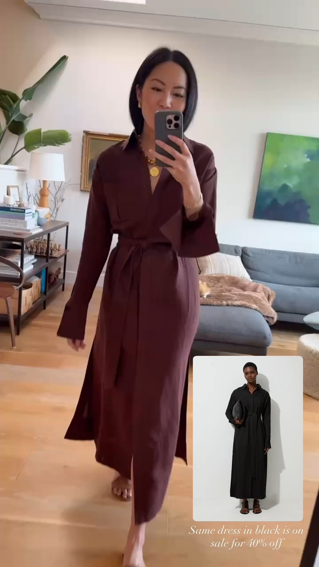 Same dress, but in black, is 40% off now!

#classicstyle
#springbreakoutfit
#linendress
#KarenMillen
#longshirtdress

#LTKSaleAlert #LTKSeasonal #LTKdayinmylife