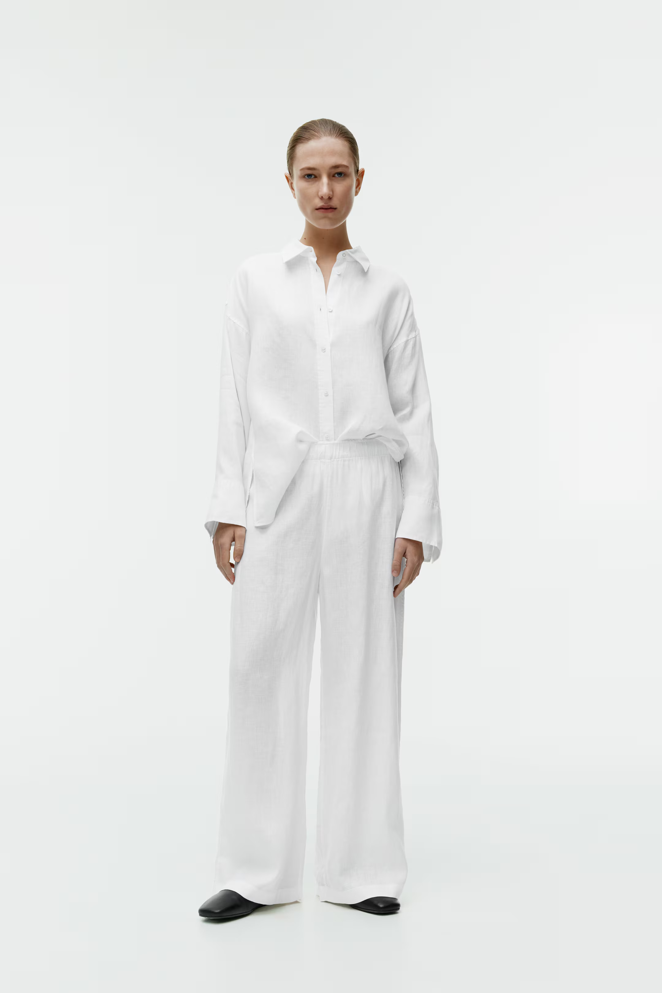 Weite Leinenhose | H&M (DE, AT, CH, NL, FI)