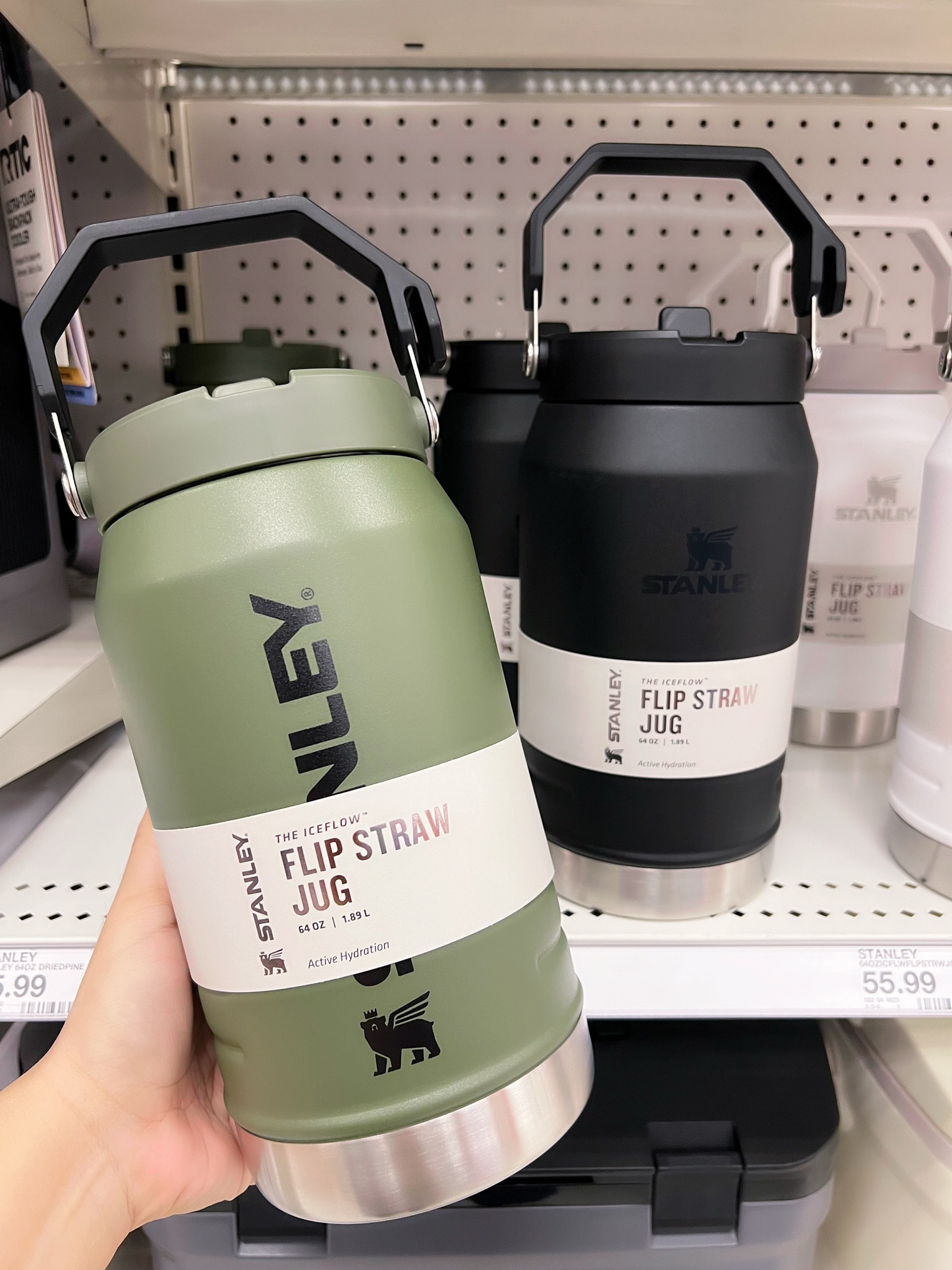 Stanley 64oz IceFlow Flip Straw Jug $55.99 at Target 

#jug #waterbottle #his #hers #stanley #waterbottle #ice #straw #handle #stayhydrated 

#LTKFitness #LTKMostLoved #LTKFindsUnder100