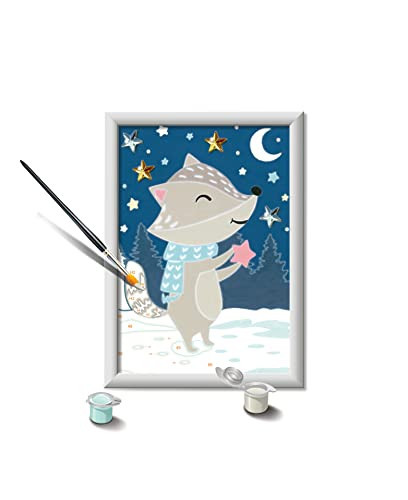 Ravensburger CreArt Cute Badger Paint by Numbers Kit for Kids - Painting Arts and Crafts for Ages 7 and Up | Amazon (US)