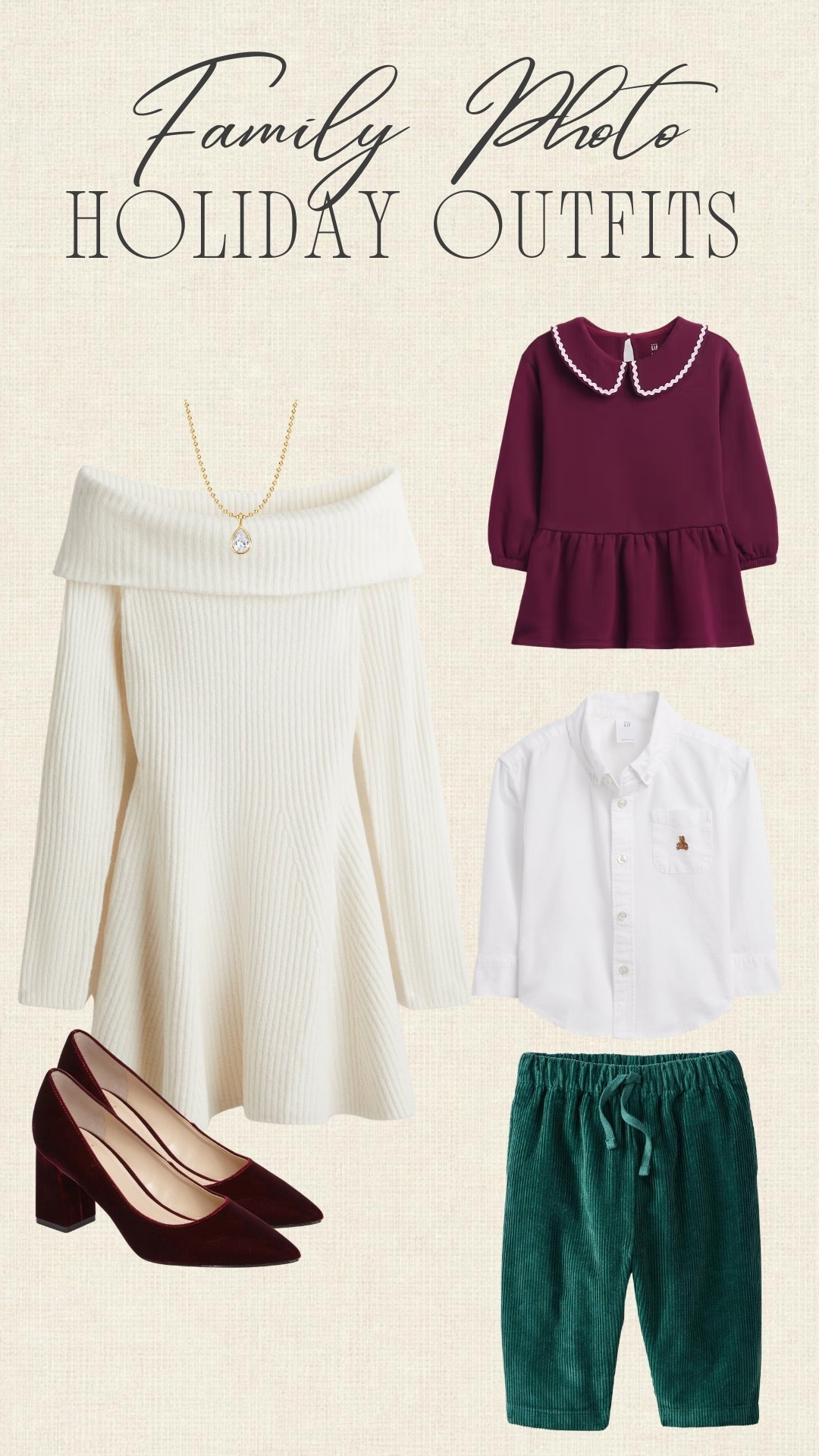 Holiday family photo outfit idea!!!

#LTKKids #LTKBaby #LTKSeasonal