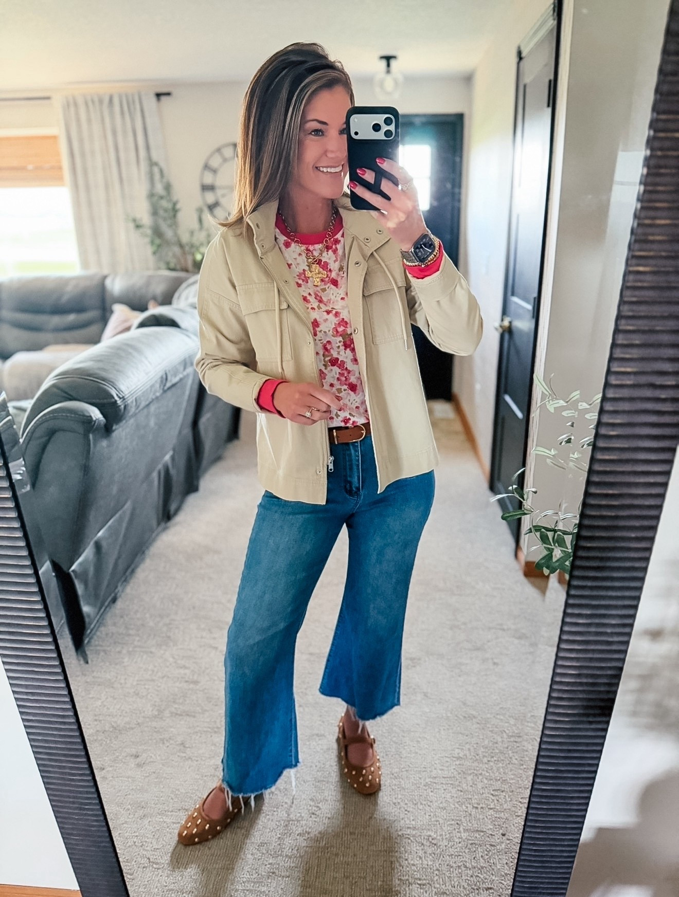 Casual church OOTD 
Jacket/ small
Top/small
Jeans/6

#LTKOver40 #LTKSeasonal #LTKootd
