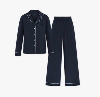 Perfect Pima Long Sleeve Shirt & Pants Set | Harper Wilde