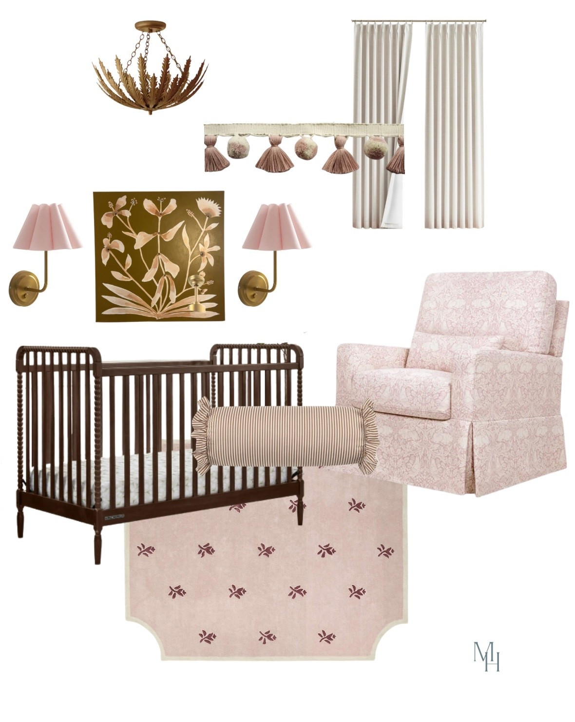 Finally posting some of my work from March! #girlnursery 