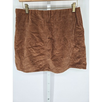 American Eagle Woman's Brown Faux Suede Elastic Mini Skirt Size M/M  | eBay | eBay US