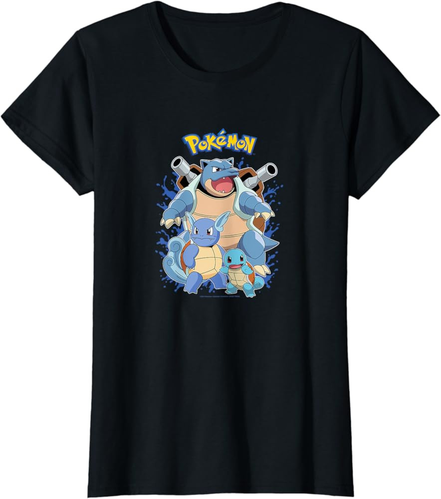 Pokémon - Squirtle Evolution T-Shirt | Amazon (US)