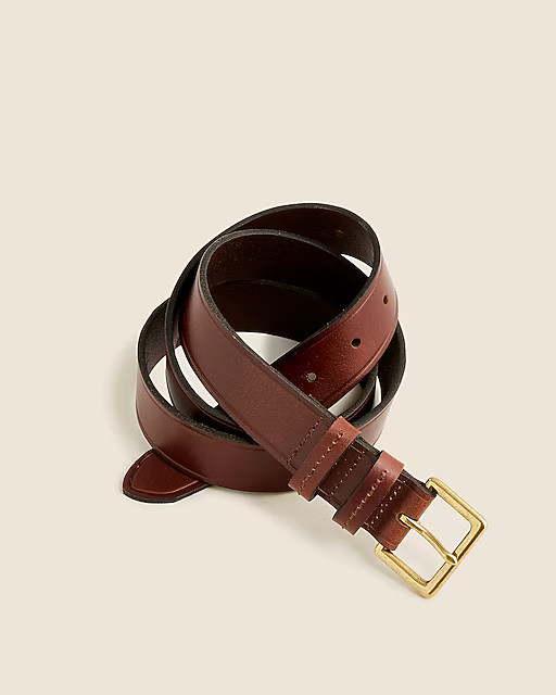Italian pull-up leather belt | J. Crew US