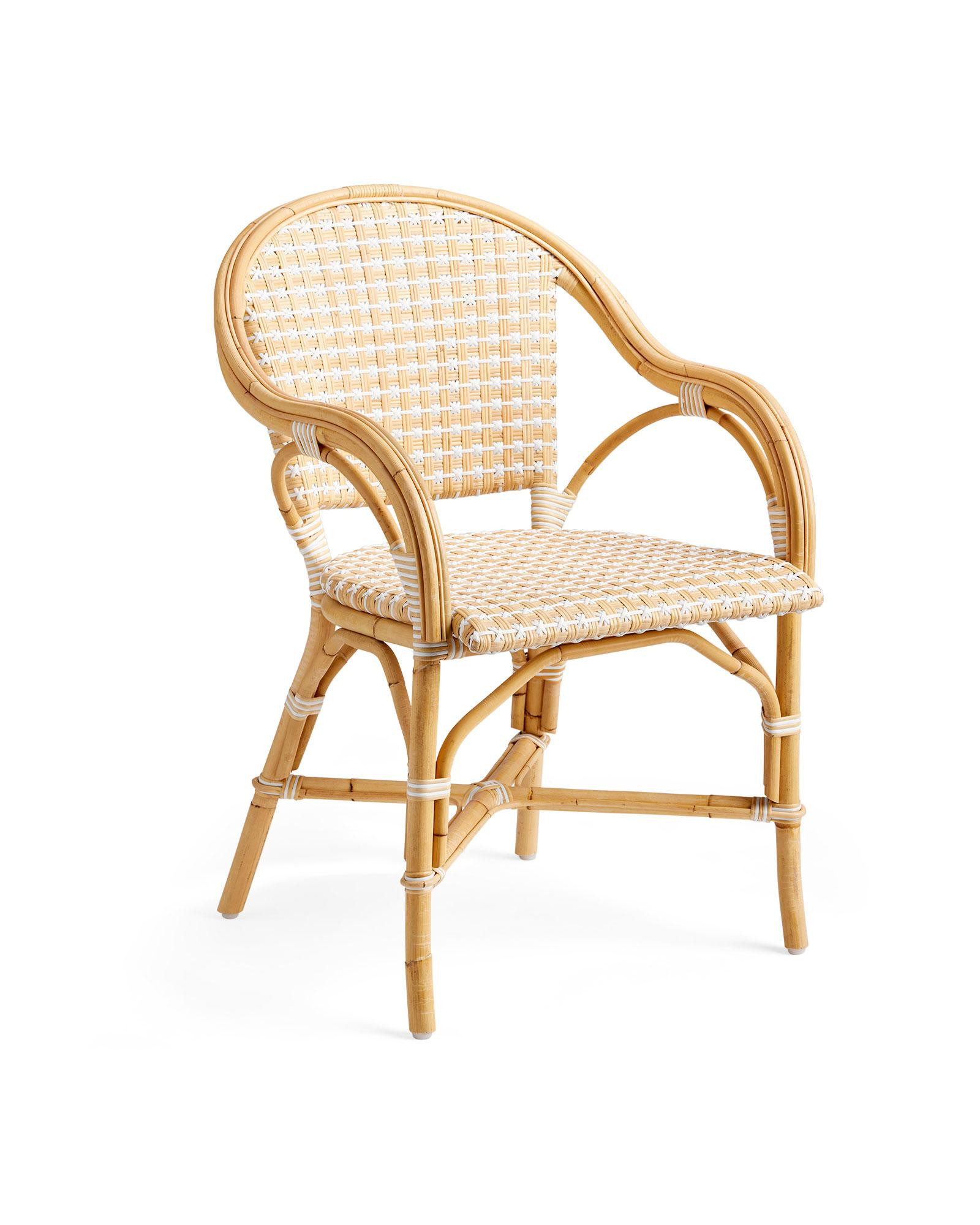 Riviera Ãtoile Rattan Dining Chair | Serena and Lily