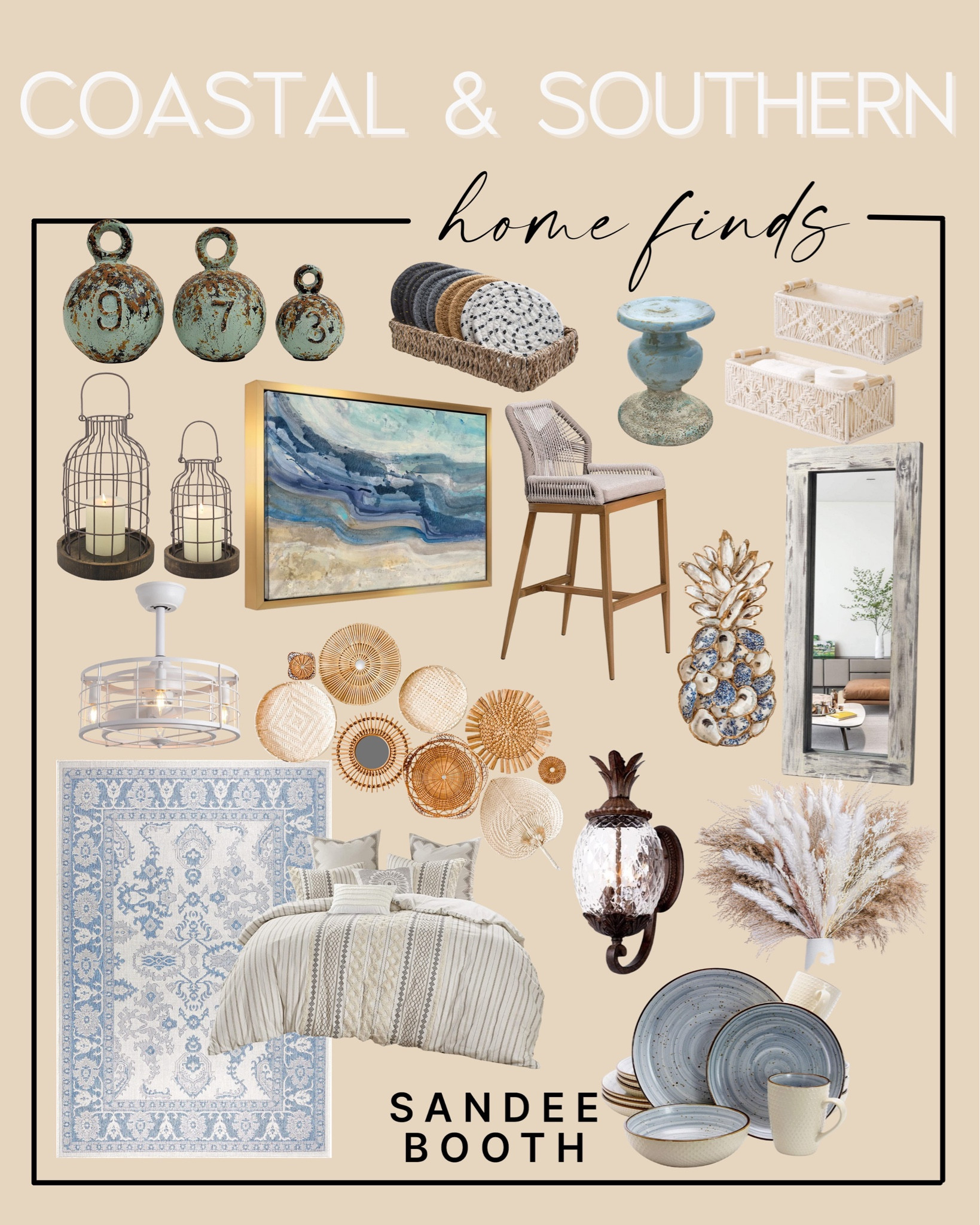 coastal & souther home decor / home decor inspo / home decor essentials / southern aesthetic / coastal aesthetic / home decor favorites / coastal southern living / home decor style 

#LTKSeasonal #LTKhome #LTKHoliday