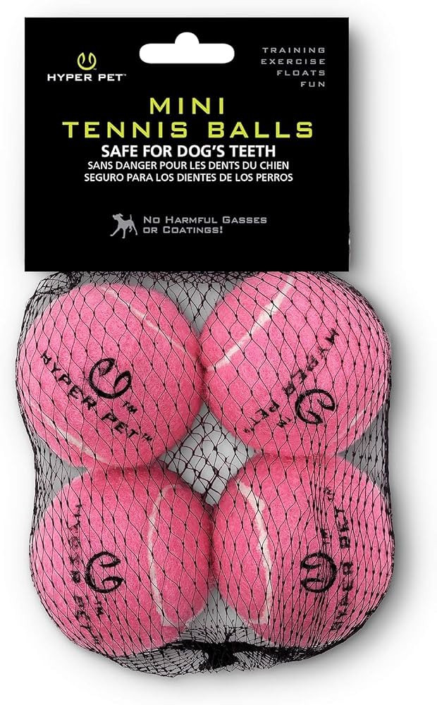Hyper Pet MINI Extra Small 1.75in Tennis Balls for Dogs (Safe Dog Ball Tennis Balls for Exercise ... | Amazon (US)
