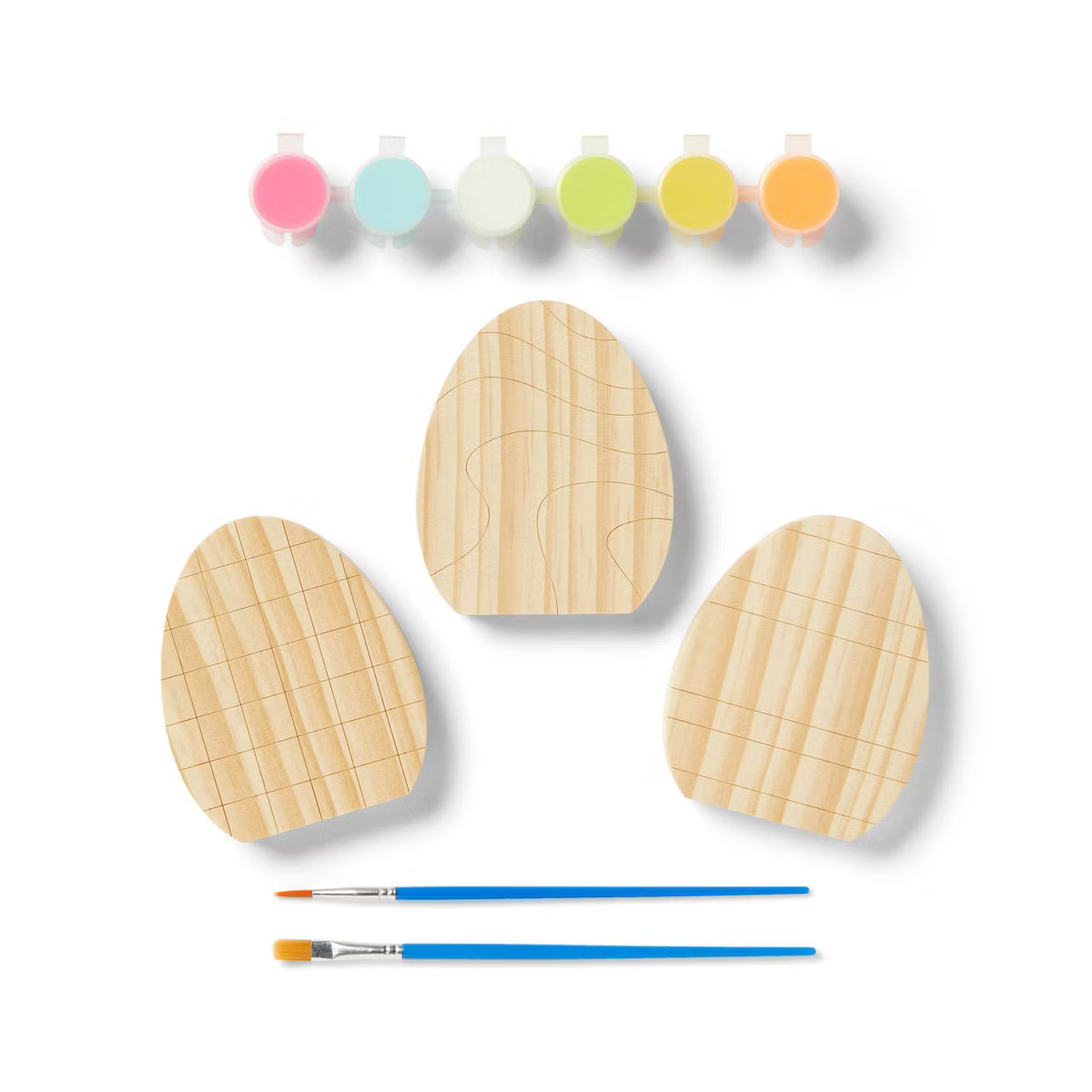 Easter Craft 3ct Wooden Eggs Painting Kit- Mondo Llama™ | Target