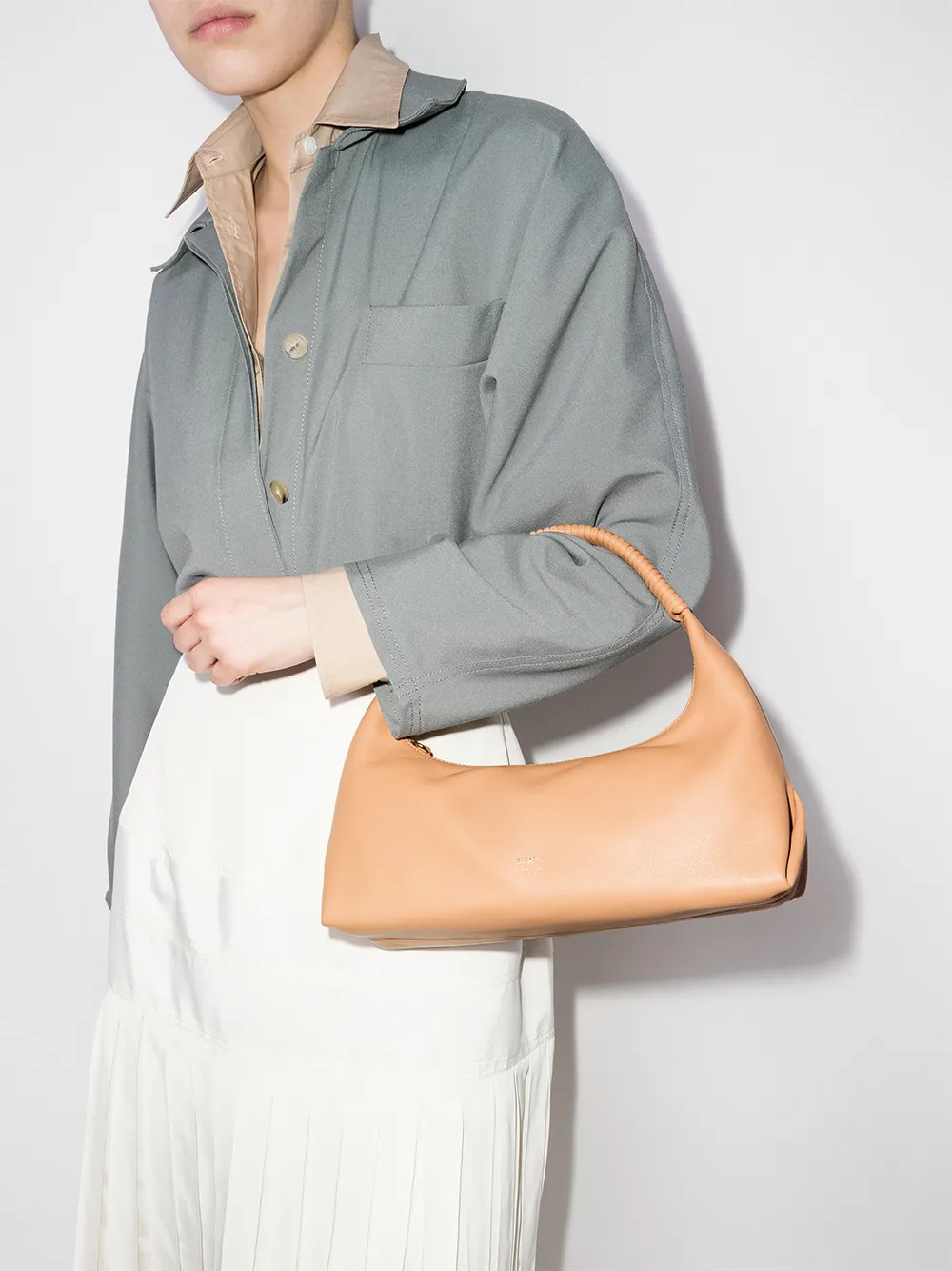 KHAITE The Remi Hobo Shoulder Bag - Farfetch | Farfetch Global