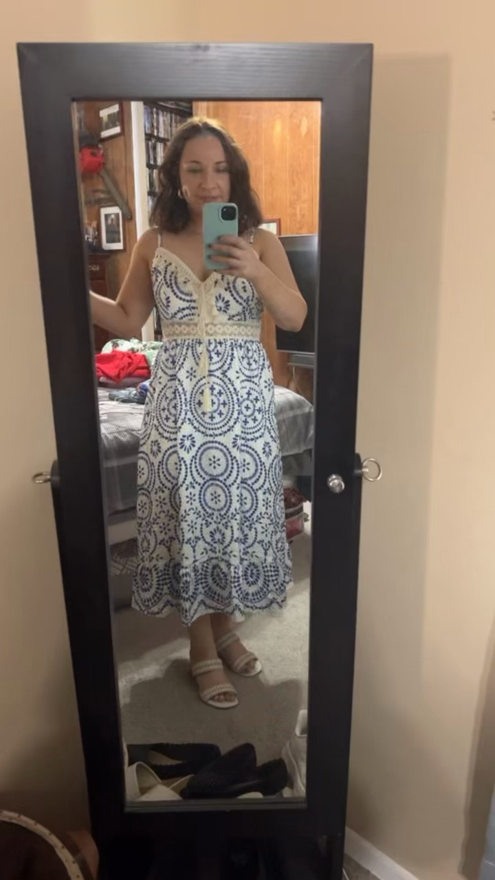 Cupshe dress - fits true to size wearing a small - Code OH15 for 15% off $70
#cupshe #cupshepartner

#LTKootd #LTKSaleAlert #LTKPetite