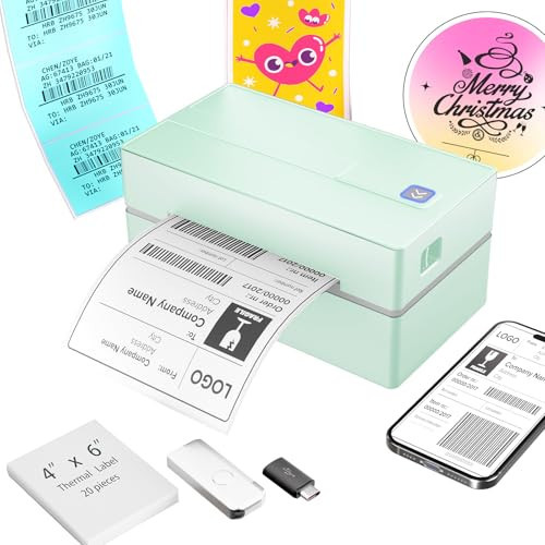 Thermal Shipping Label Printer 4x6 Bluetooth Label Maker for Small Business | Amazon (US)