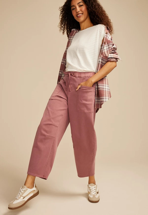 Barrel Leg Weekender Pant | Maurices