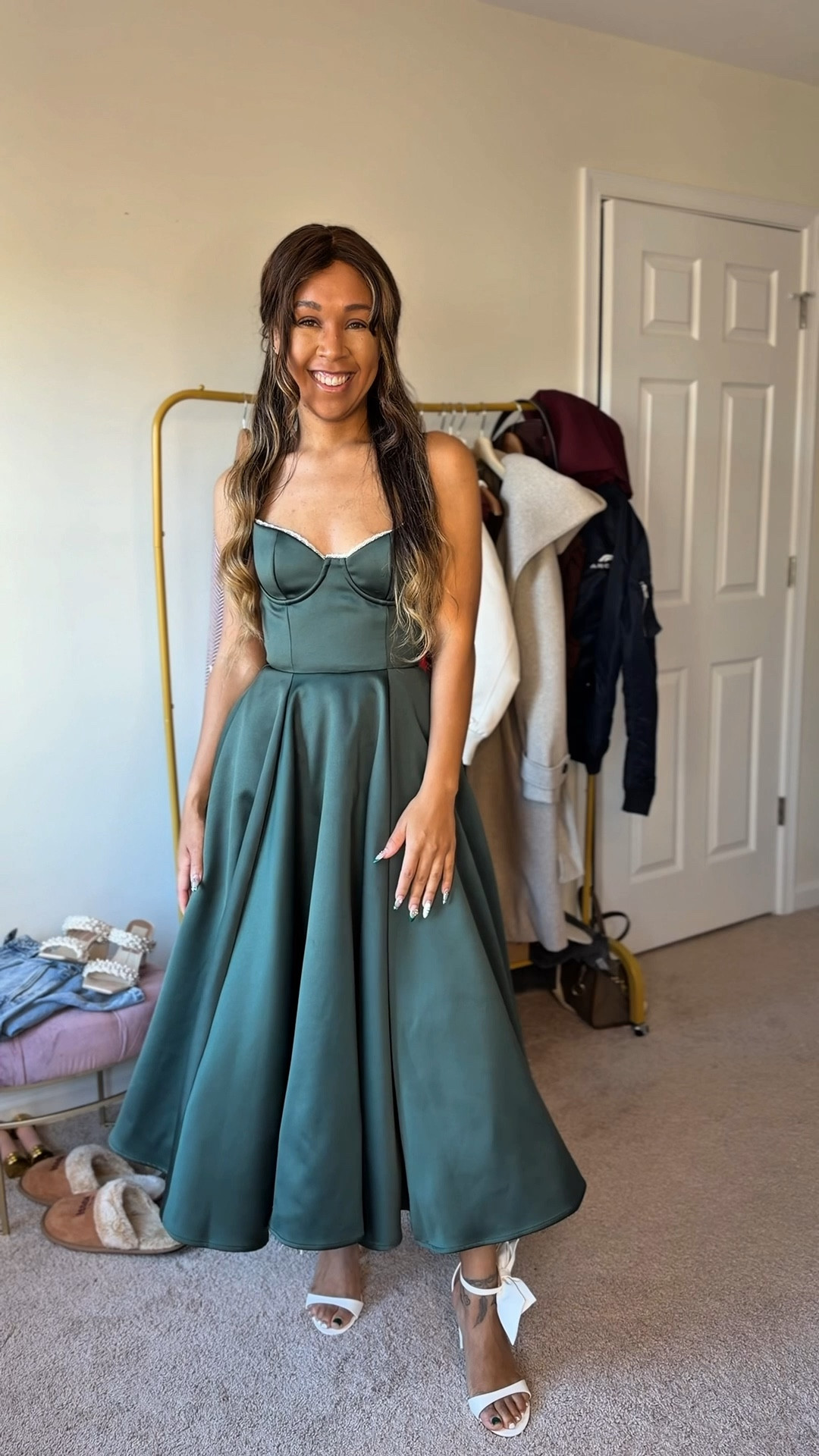 Flare dress | bridgerton style | house of bc | corset dress | wedding guest dress 

#LTKValentine #LTKWedding