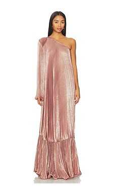L'IDEE Mozart Gown in Rose Quartz Shimmer from Revolve.com | Revolve Clothing (Global)
