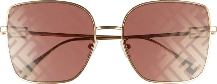 Fendi 59mm Square Sunglasses | Nordstrom | Nordstrom