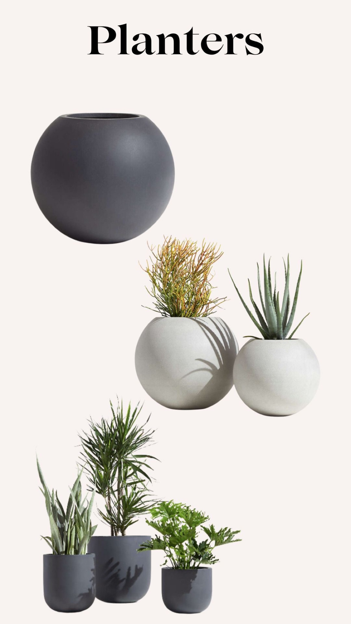 Modern indoor planters 

#LTKhome #LTKFind