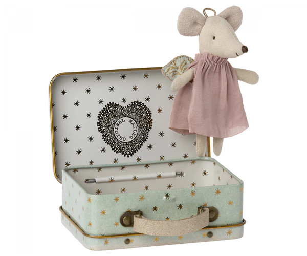 Angel Mouse in Suitcase | MailegUSA