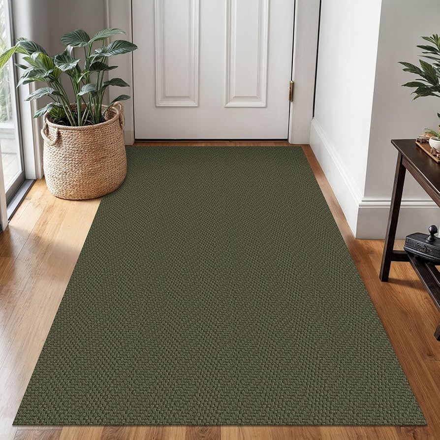 Braided Area Rug 3x5 Ft Washable Rugs for Entryway Throw Rugs with Rubber Backing Boho Door Mat I... | Amazon (US)