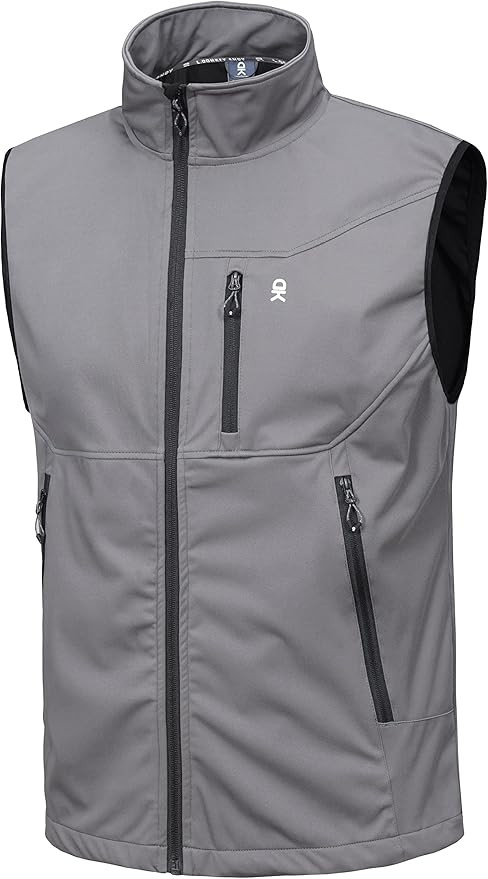 Little Donkey Andy Men's Lightweight Softshell Vest, Windproof Sleeveless Jacket for Travel Hikin... | Amazon (US)