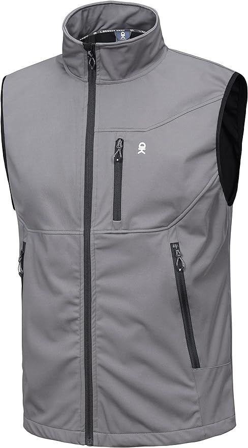 Little Donkey Andy Men's Lightweight Softshell Vest, Windproof Sleeveless Jacket for Travel Hikin... | Amazon (US)